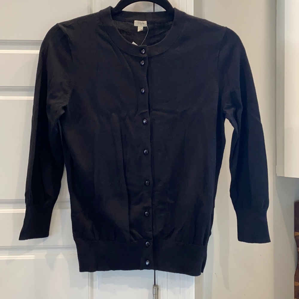 Black cardigan from j crew factory!